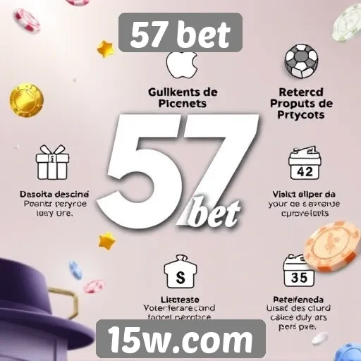 Características da plataforma de jogos 57 bet